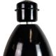 Large Black Industrial Factory Pendant Lamp from Elektrosvit, 1960s