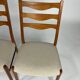 4-piece set Danish teak chair Arne Wahl Iversen vintage chairs