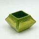 Vintage Ceramic Vase in Sage Green Bertoncello Handmade Decor, Italy, 1970s