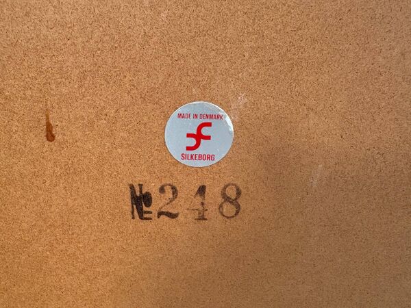 Miroir en teck 248, Silkeborg, Danemark, années 1960