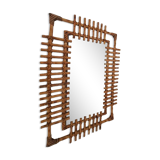Bamboo mirror from the 70s
