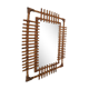Miroir bambou années 70
