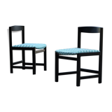 Black and blue chairs by Ulferts Tibro