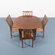 Modern Swedish dining set by Nils Jonsson for Hugo Troeds