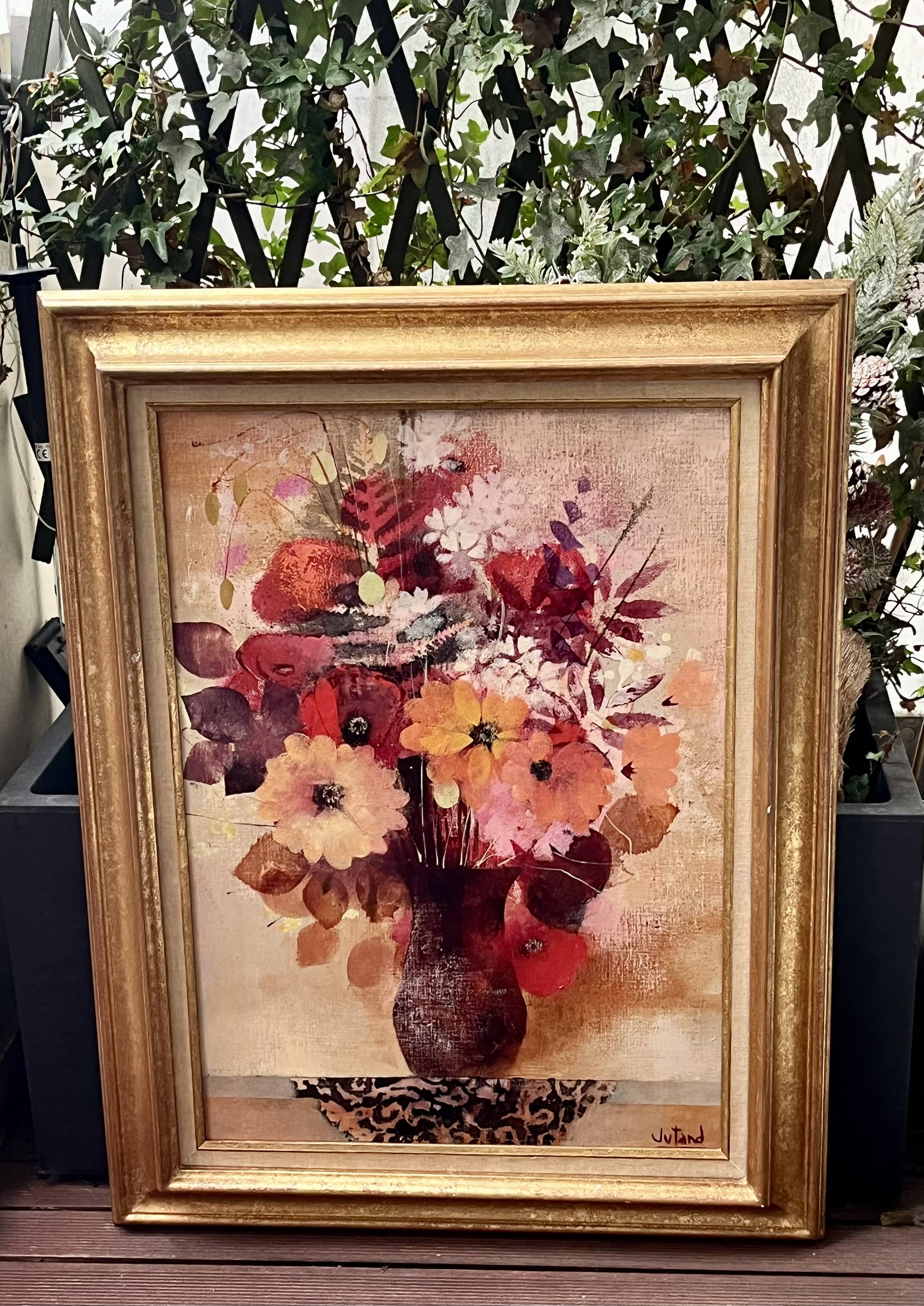 Signed oil painting - Pierre Jutand - Still life