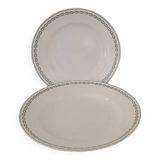 Plats de service terre de fer Sarreguemines