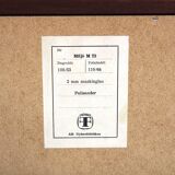 Scandinavian rosewood mirror, Fröseke, Sweden, 1960 - 120x64cm