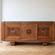 Art Deco sideboard in solid wood