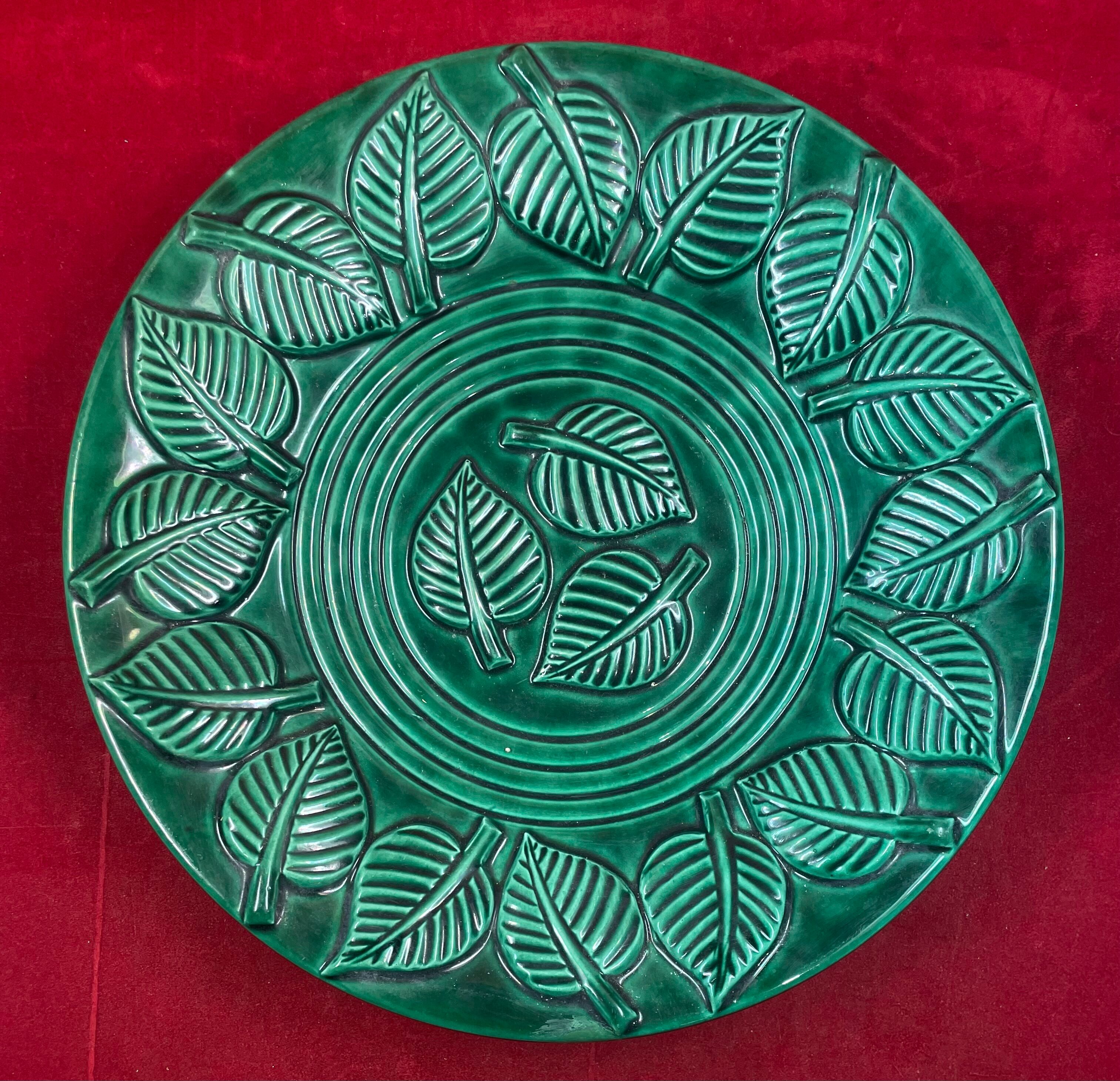 Vintage ceramic dish by Béatrice Letalle - Circa 1940 - Saint Clément