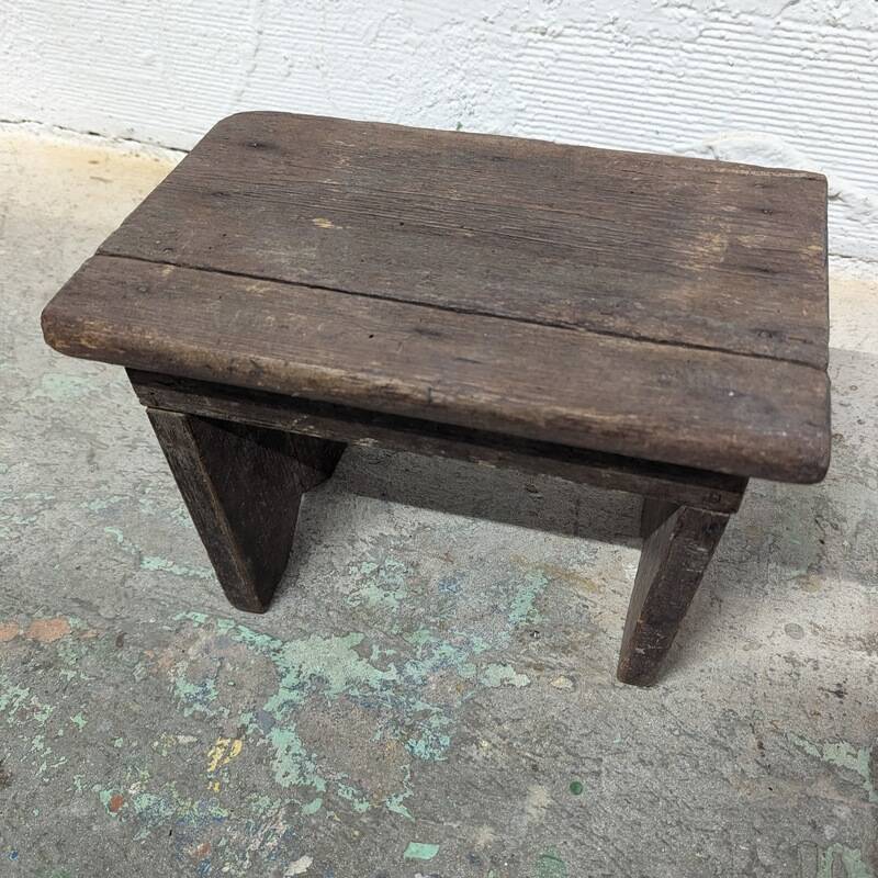 Small wooden stool / footrest