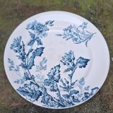 Service set in Longwy earthenware, Terre de fer.