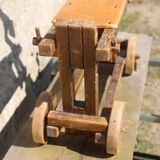 Small vintage wooden rocking horse – H60 x W53 cm