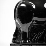 Charles lemanceau, saint-clément earthenware factory - elephant and baby elephant