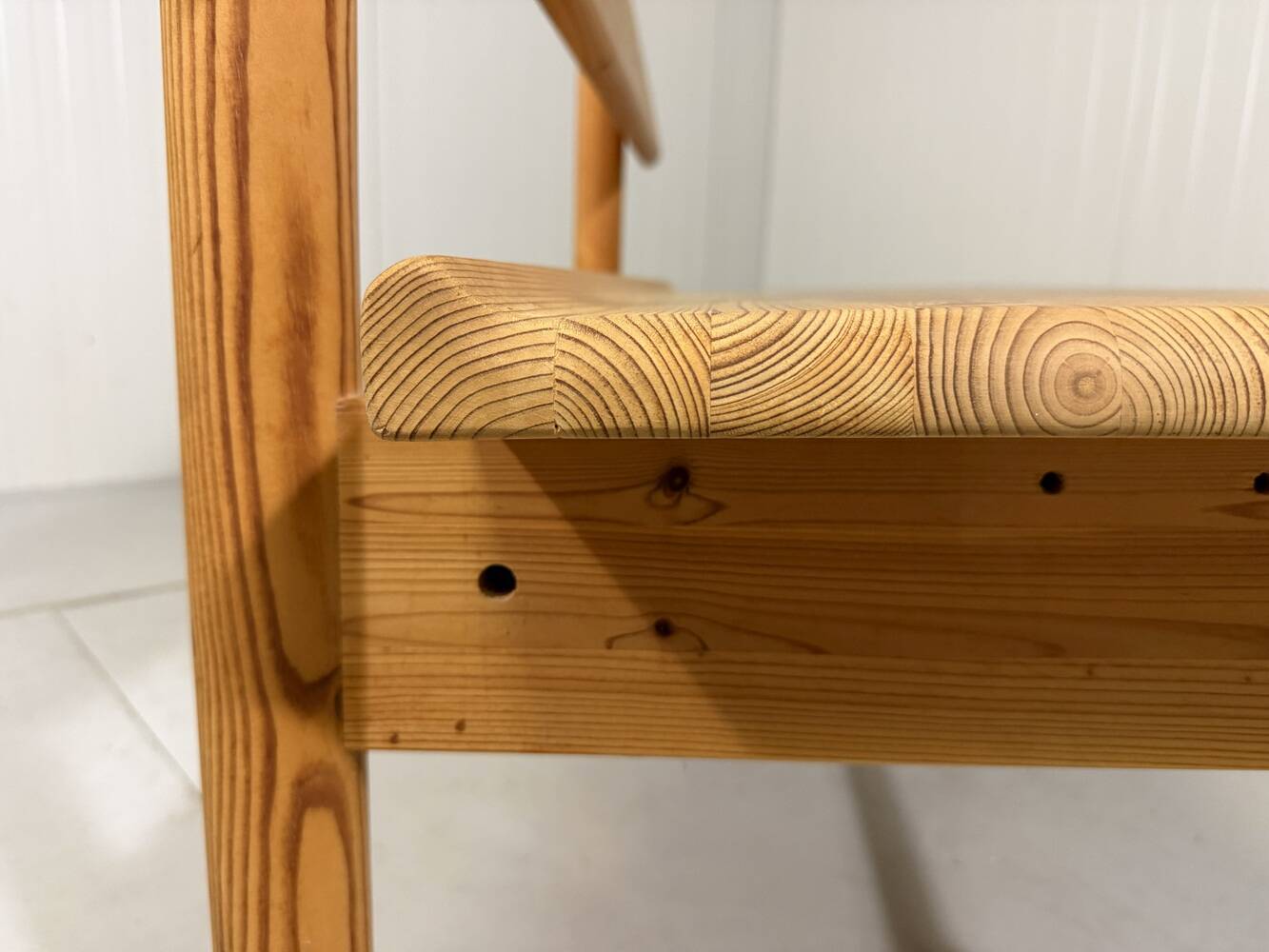 Korup Design solid pine benches with storage space Denmark
