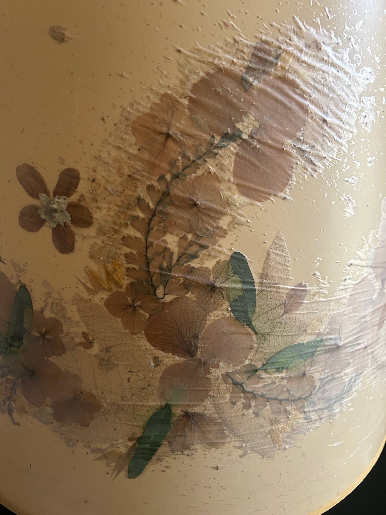 70s ceramic lamp