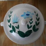 Hand-painted rustic soup