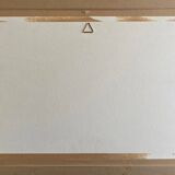 Painting Beautiful Neapolitan Gouache animated Boats (XX°) with inlaid frame
