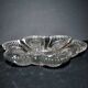 Antique molded glass egg dish – egg holder, brunch display