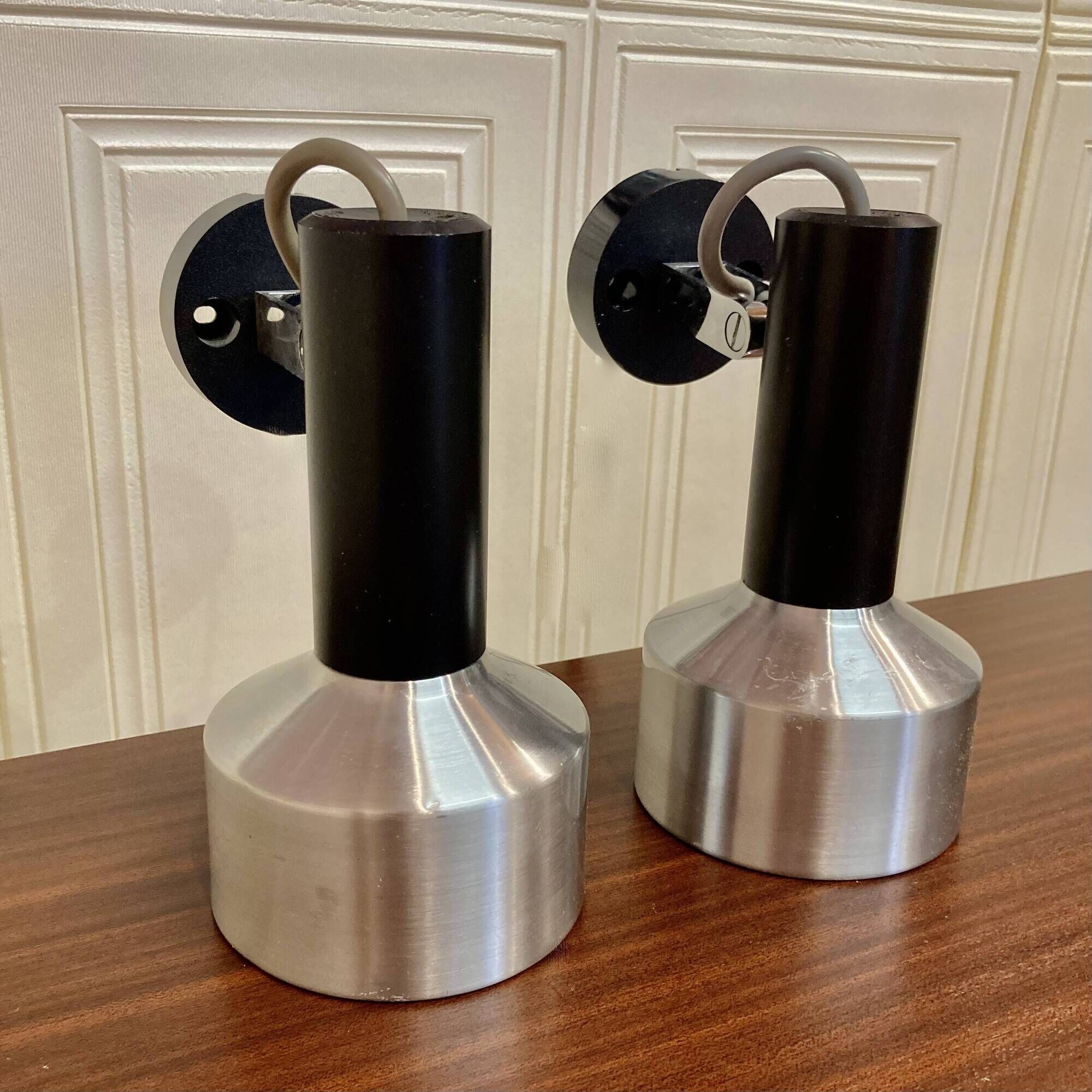 Pair of modular wall lights "1960 design".