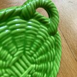 Vallauris wicker basket empty pocket