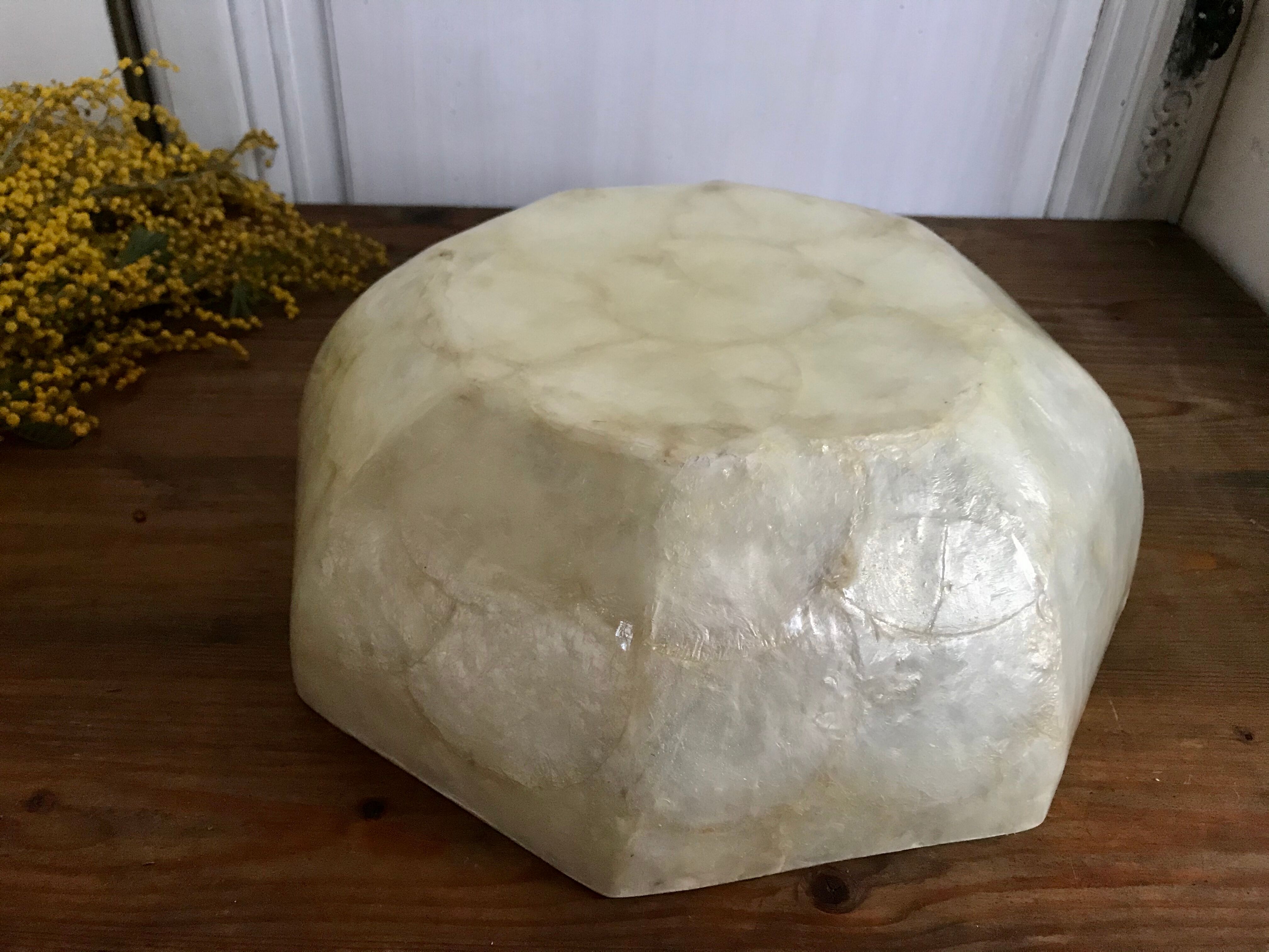 Vintage pearl salad bowl