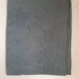 Damask linen tablecloth