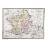 Old Map - Map of Gaul - 1836