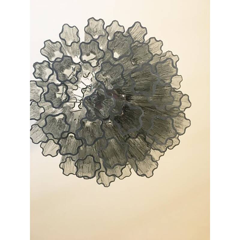 Contemporary Modern "Tronco" Murano Glass Sputnik Chandelier Venini Style