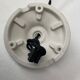 Paire d’anciennes suspensions art-deco en opaline XL