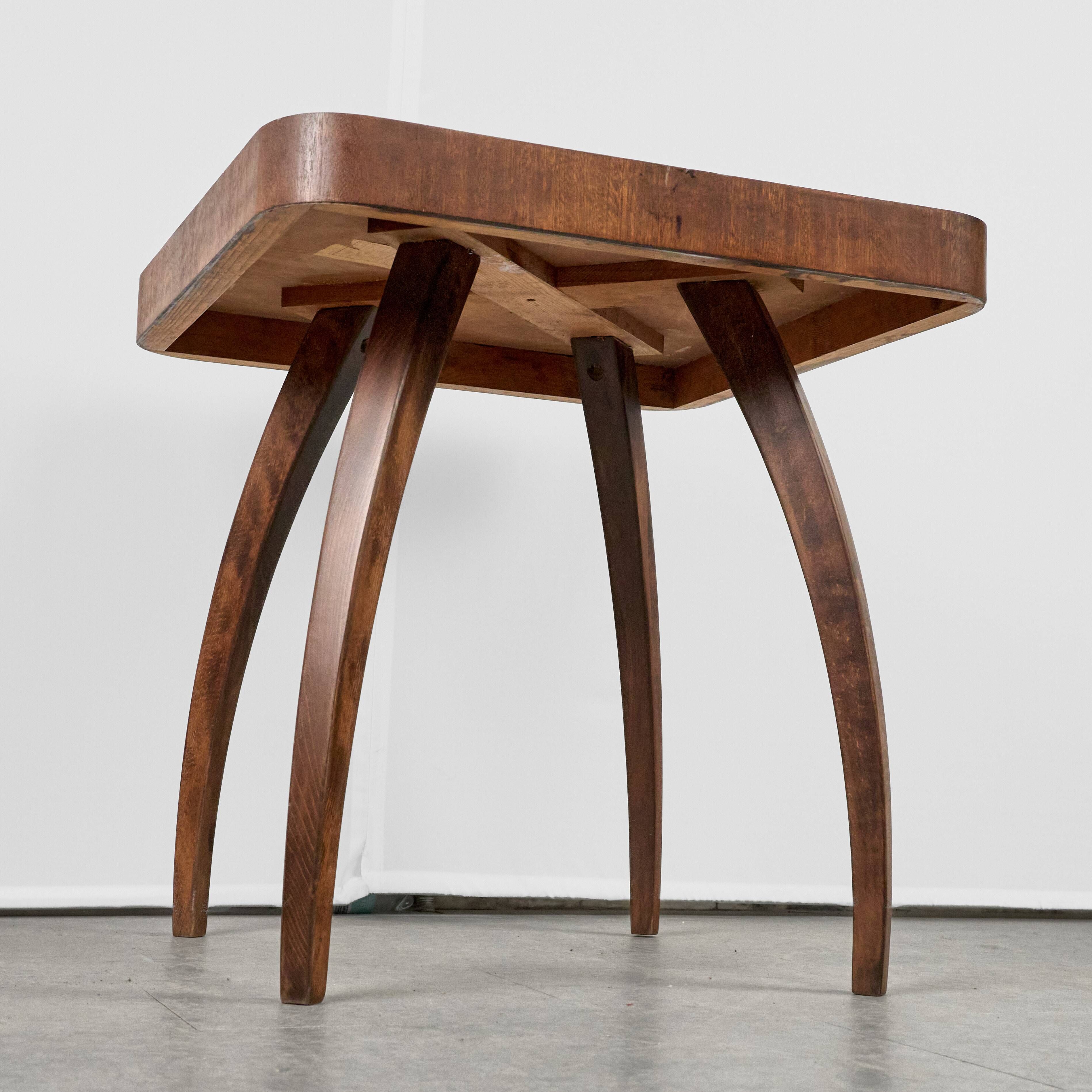 Art Deco Coffee Table by Jindřich Halabala, 1954, Czechoslovakia