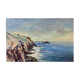 Painting "Breton Marine" or Normandy, HST Village on the coast Jean Martin