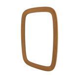 Miroir scandinave en chêne "Kristina, modèle 603", Nybrofabriken, Suède, 1960