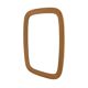 Scandinavian oak mirror "Kristina, model 603", Nybrofabriken, Sweden, 1960