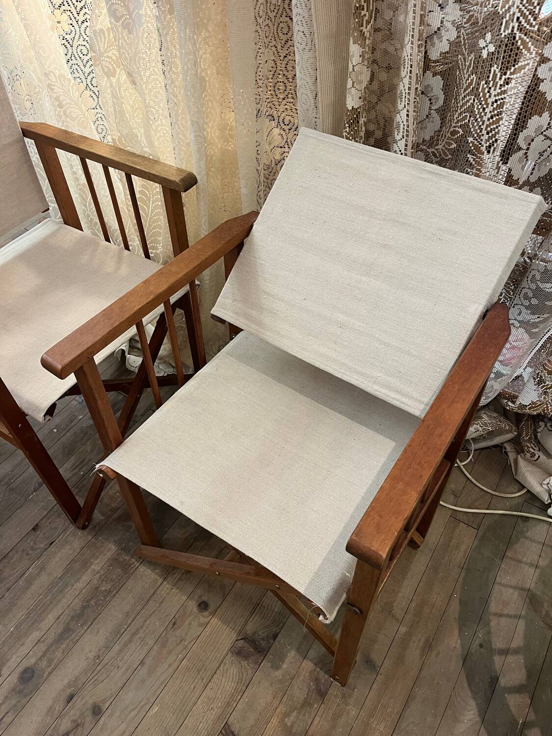 Vintage folding chairs