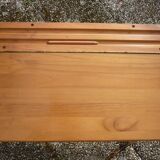 Wooden desk desk with locker