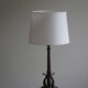 Danish table lamp, Jugendstil, Art Nouveau, in bronze, 1920s.