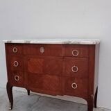 Louis XV Louis XVI rosewood commode, 19th century.