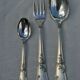 Silver metal housewife 37 pieces louis XV Marly style