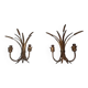 Appliques aux épis de blé et feuillage doré