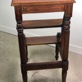Stepladder 3 steps in Mahogany english style walnut tint