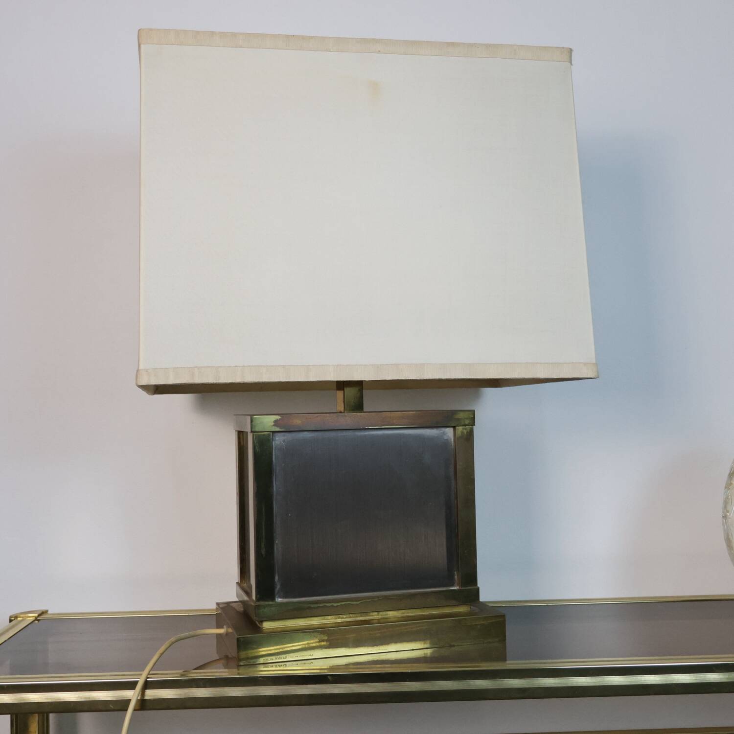 Liwan’s Roma Lampada Da Tavolo Hollywood Regency Ottone Design Italian