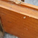 Vintage wooden and metal hook