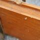 Vintage wooden and metal hook