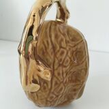 Walnut-shaped slip pitcher