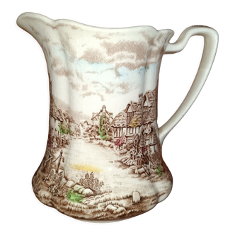 English porcelain pitcher