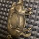 Antique brass ashtray