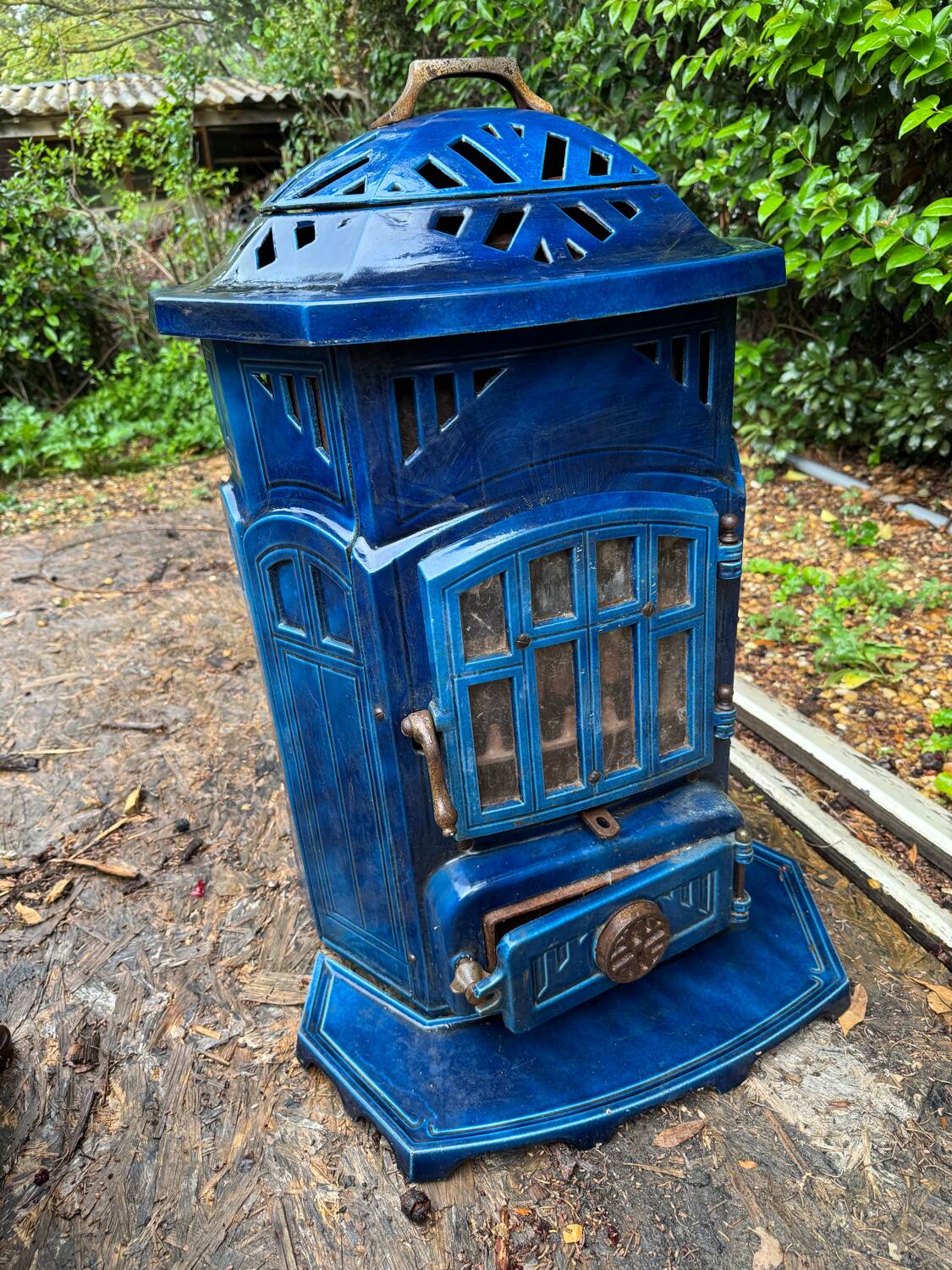 Poêle à bois Art Deco