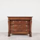 Commode en noyer style Empire