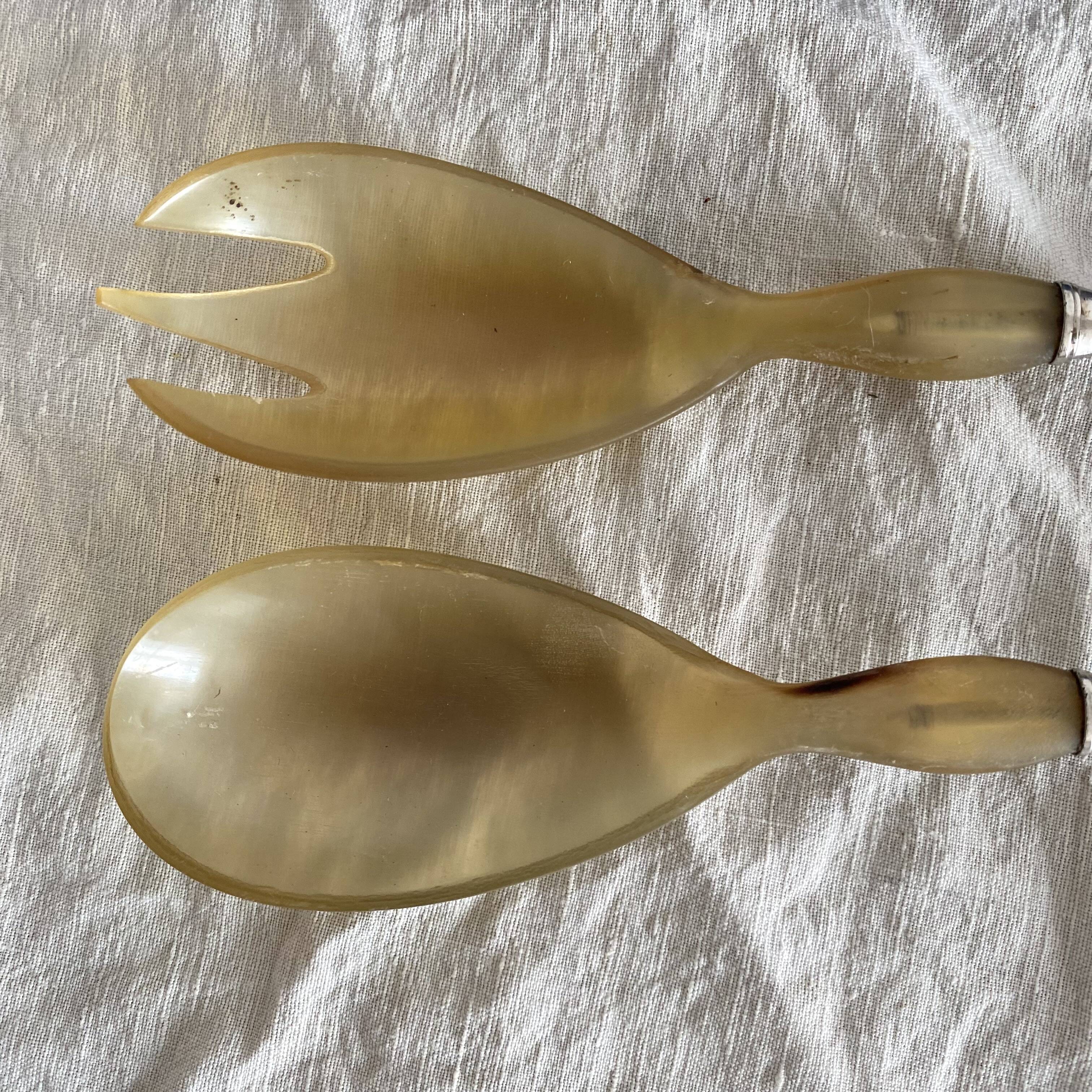 Antique salad servers