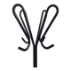 Vintage metal coat rack